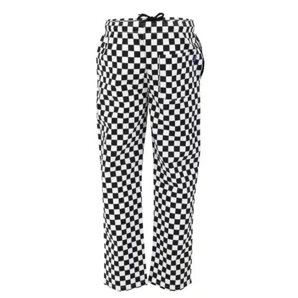 Whites Unisex Vegas Trousers Big Black & White Check - Image 3