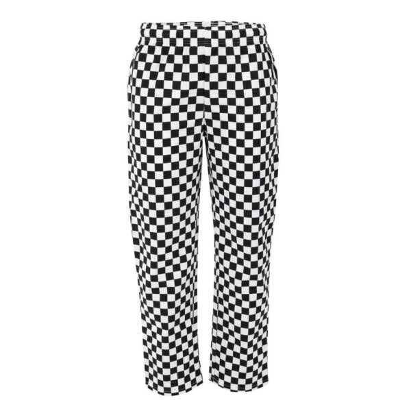 Whites Unisex Vegas Trousers Big Black & White Check - Image 8