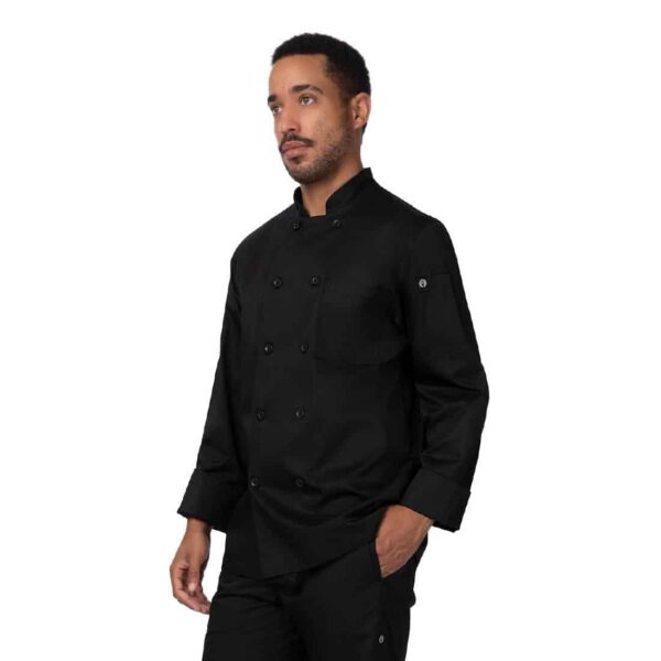 Chef Works Le Mans Recycled Chef Jacket Black