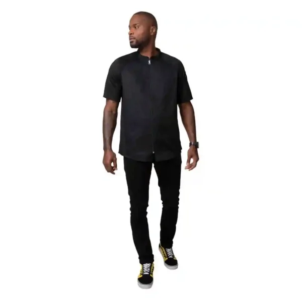 Chef Works Arcadia Sustainable Chef Jacket Black - Image 1