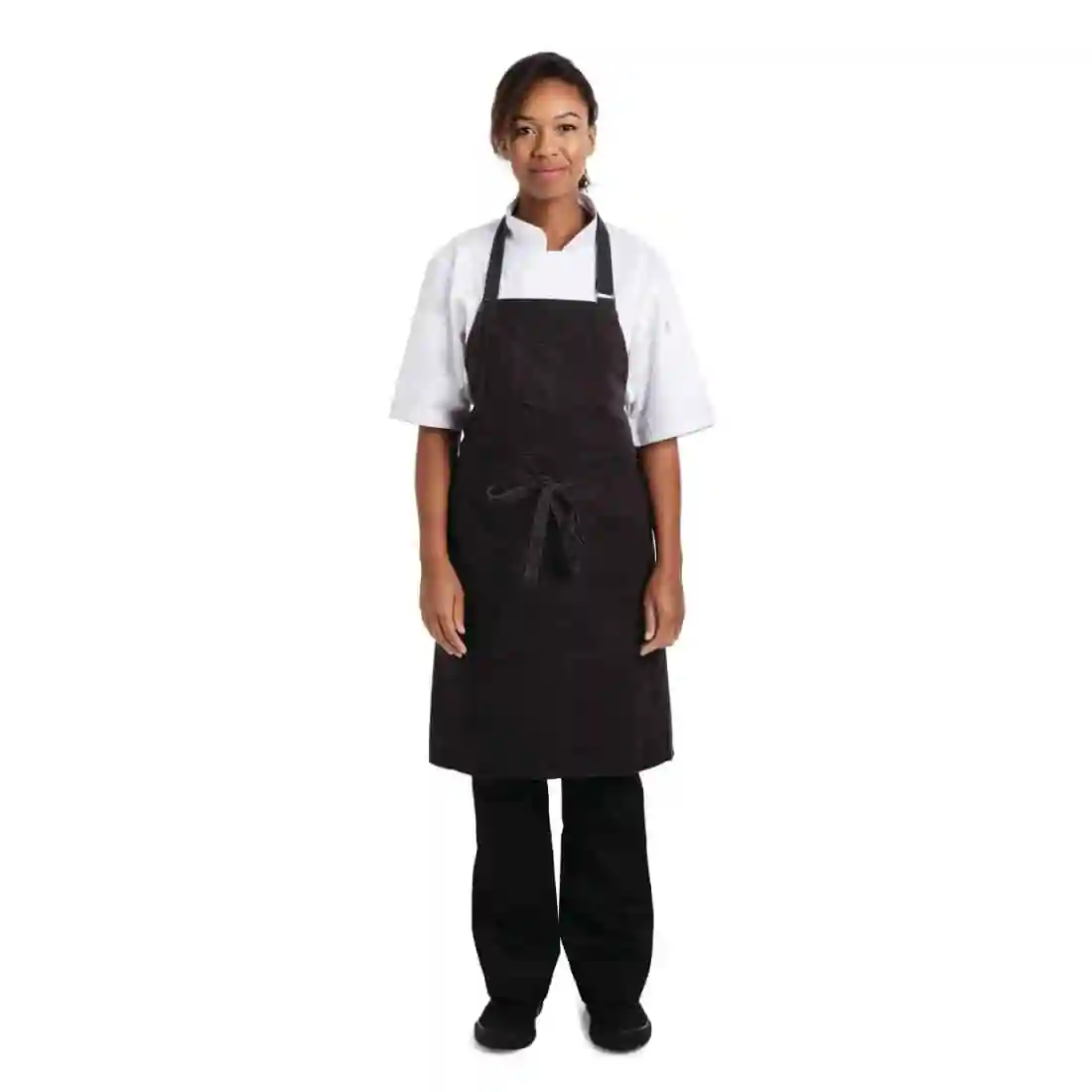 Chef Works Urban Rockford Canvas Bib Apron Steel Grey - Image 2