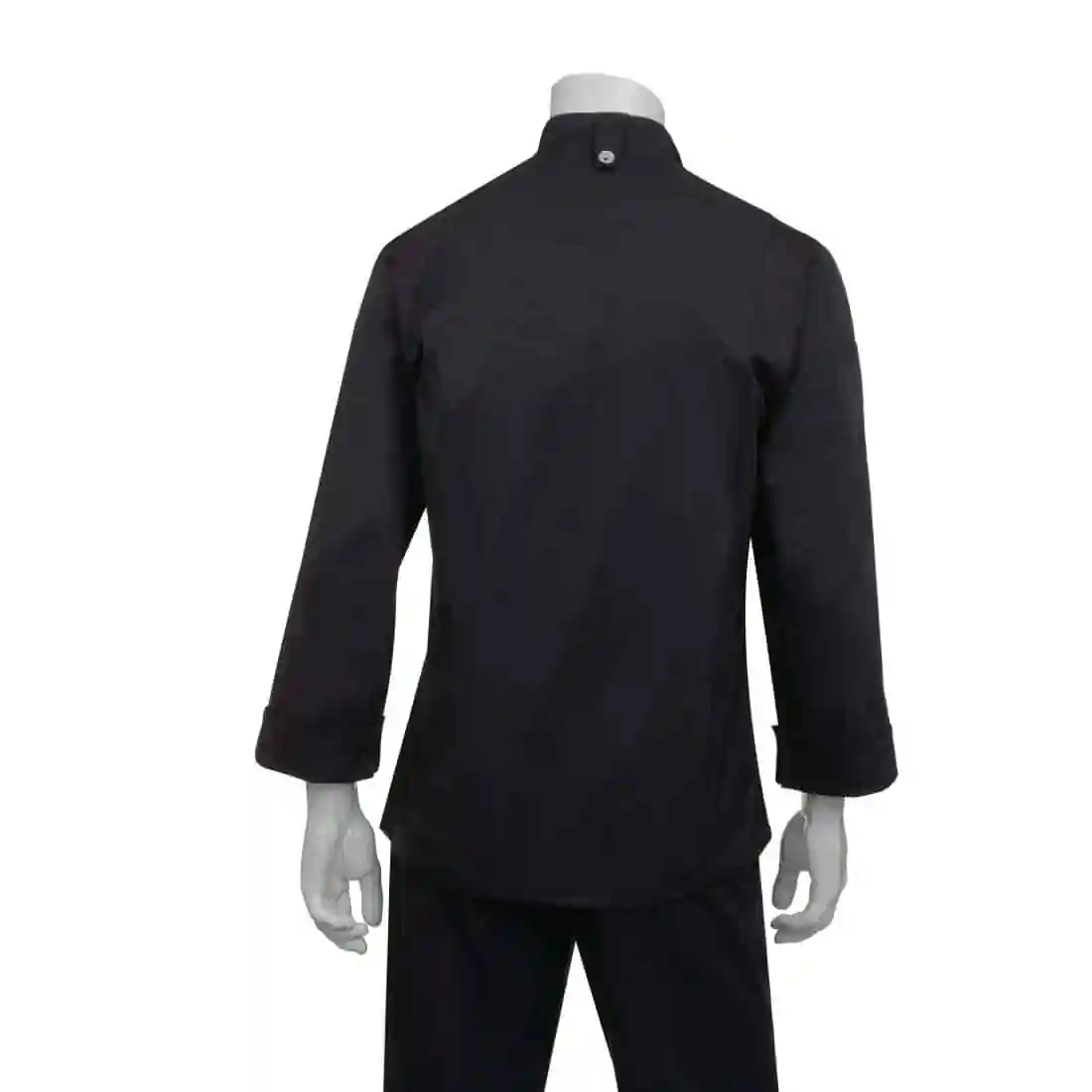 Chef Works Unisex Hartford Lightweight Chef Jacket Black - Image 3