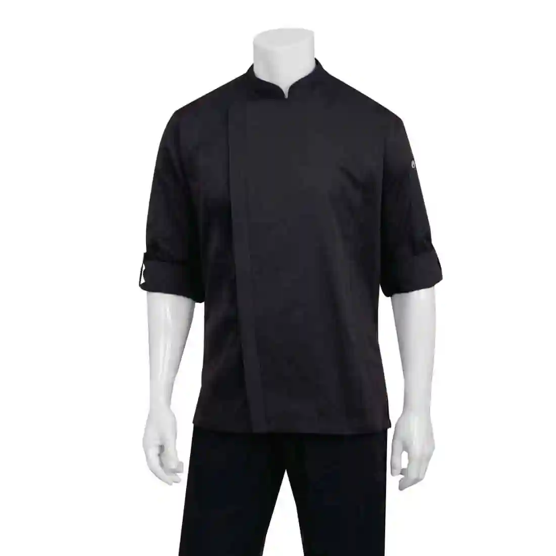 Chef Works Unisex Hartford Lightweight Chef Jacket Black - Image 4