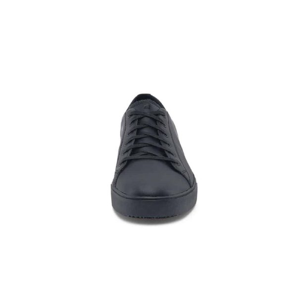 Shoes for Crews Mens Leather Slip On Black