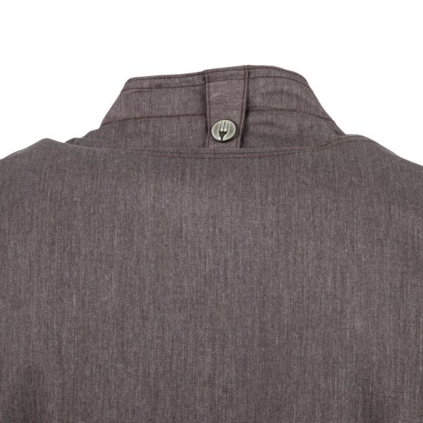 Chef Works Urban Hartford Lightweight Zipper Chefs Jacket Graphite - Image 9