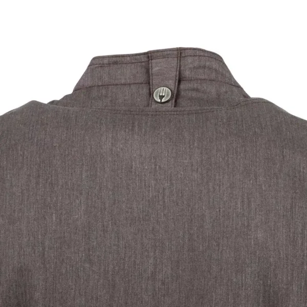 Chef Works Urban Hartford Lightweight Zipper Chefs Jacket Graphite - Image 9