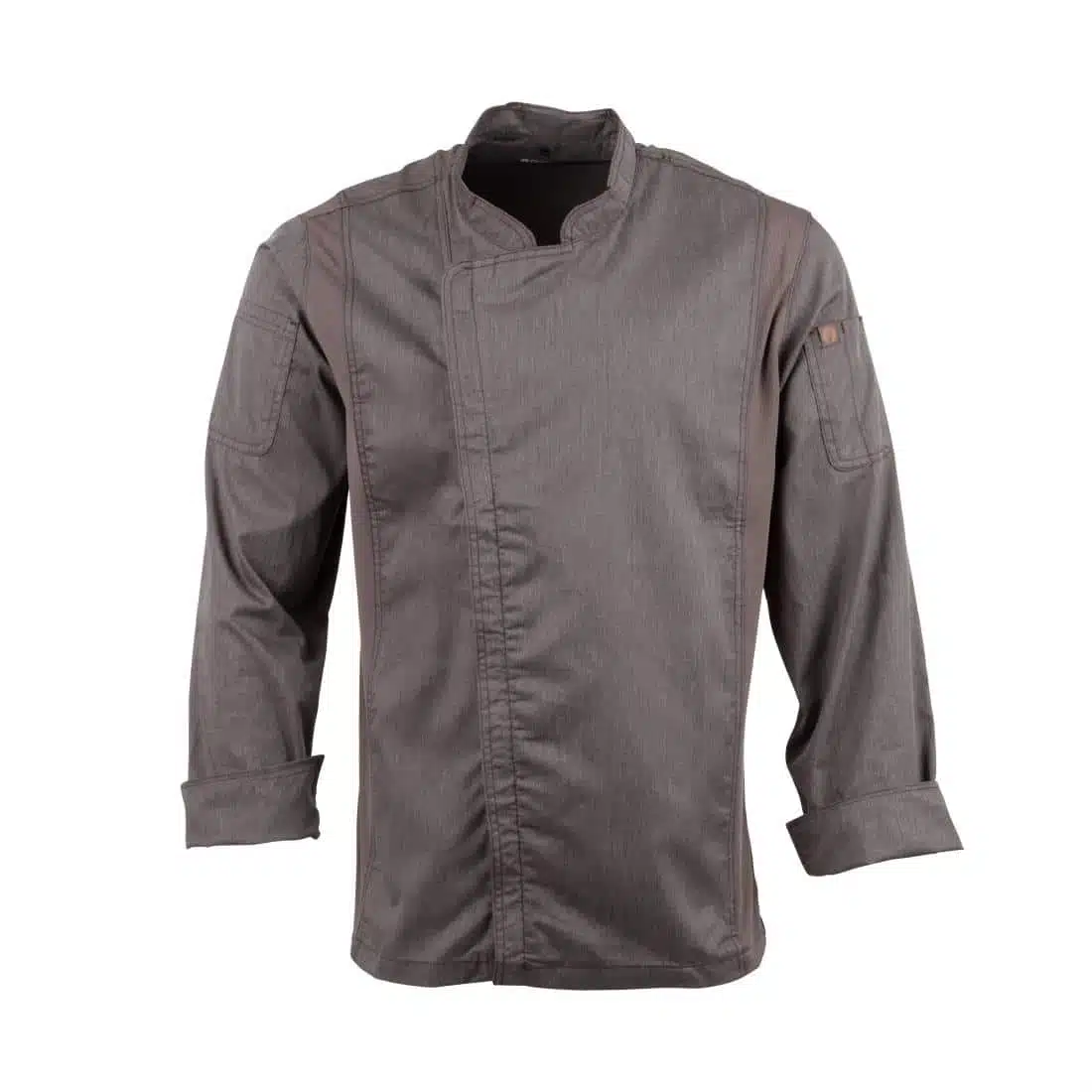 Chef Works Urban Hartford Lightweight Zipper Chefs Jacket Graphite - Image 16
