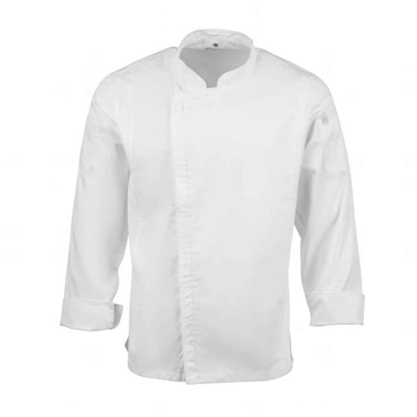 Chef Works Unisex Hartford Lightweight Chef Jacket White - Image 9