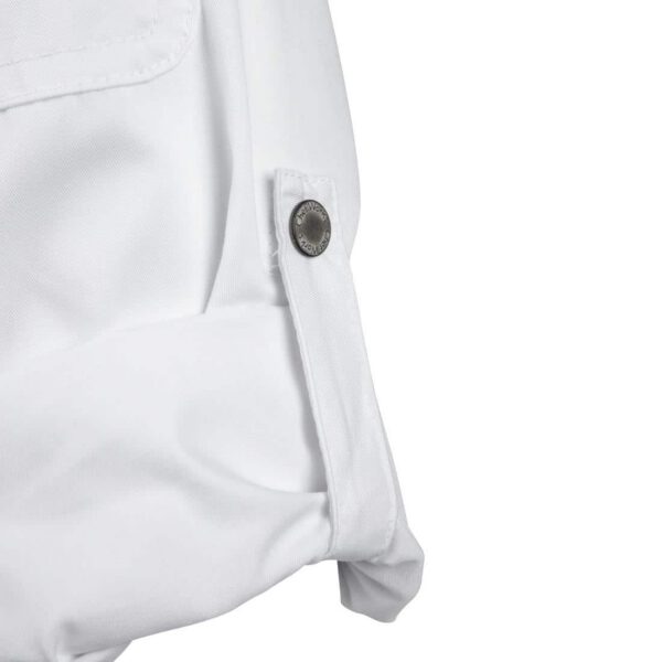 Chef Works Unisex Hartford Lightweight Chef Jacket White - Image 10
