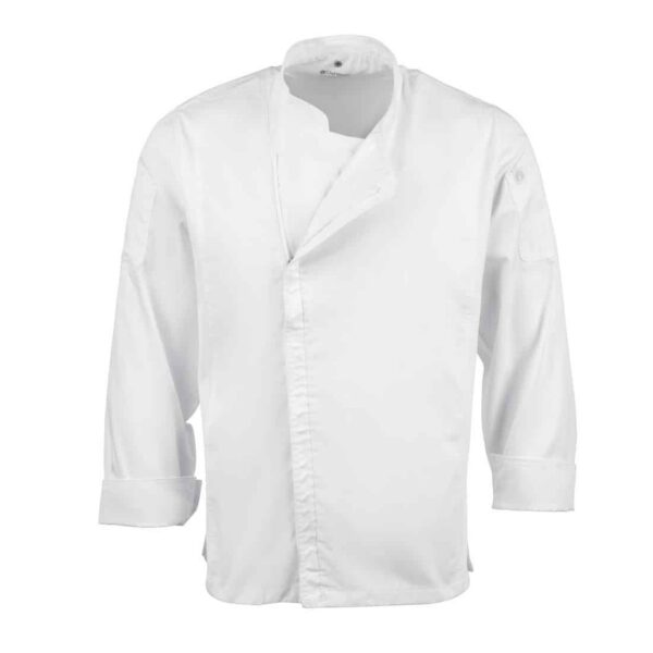Chef Works Unisex Hartford Lightweight Chef Jacket White - Image 16