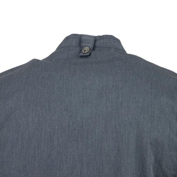 Chef Works Unisex Springfield Lightweight Short Sleeve Zipper Coat Ink Blue - Image 5