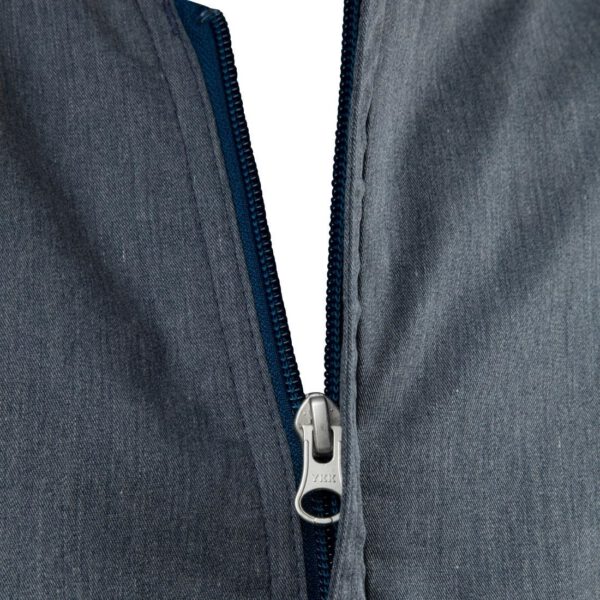 Chef Works Unisex Springfield Lightweight Short Sleeve Zipper Coat Ink Blue - Image 13