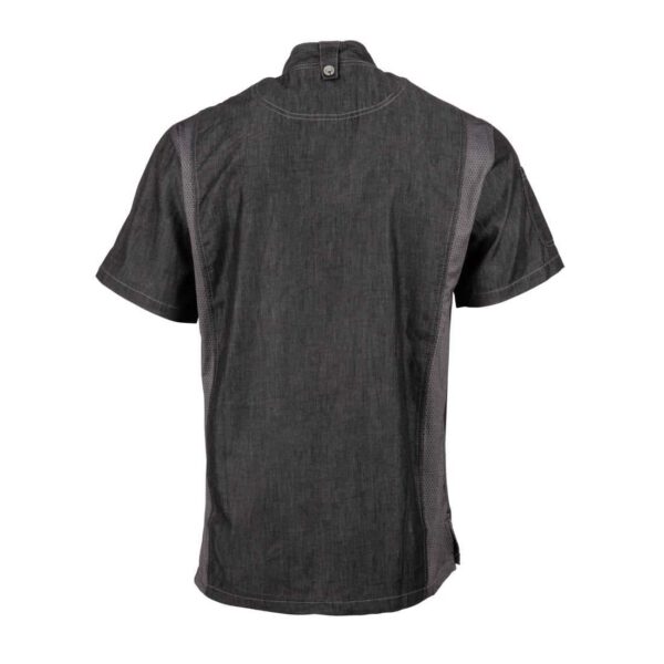Chef Works Urban Delancey Short Sleeve Denim Chefs Jacket - Image 6