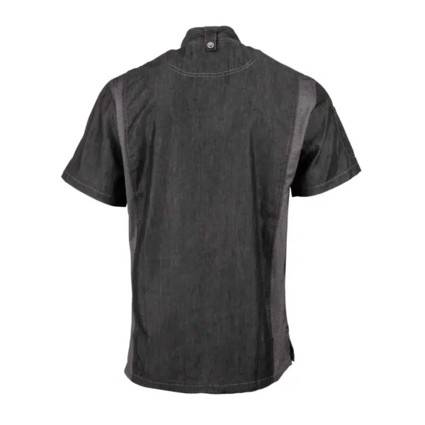 Chef Works Urban Delancey Short Sleeve Denim Chefs Jacket - Image 6