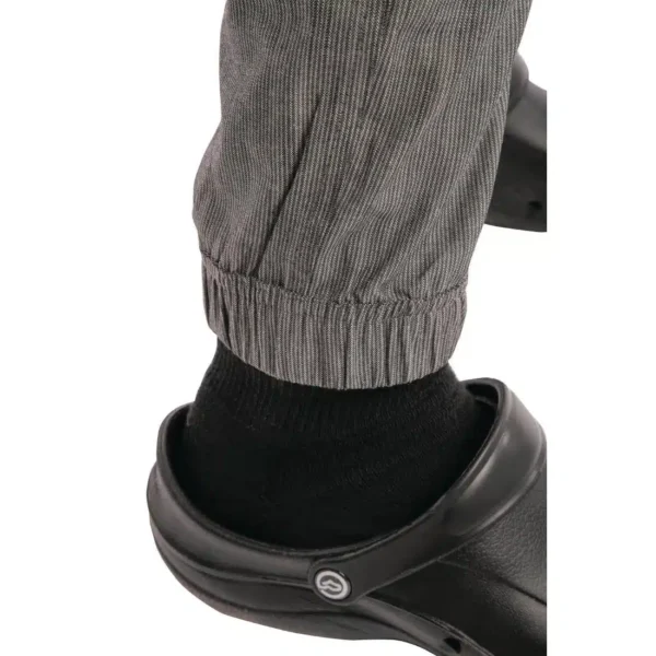 Chef Works Urban Jogger 257 Black and White Fine Stripe - Image 4