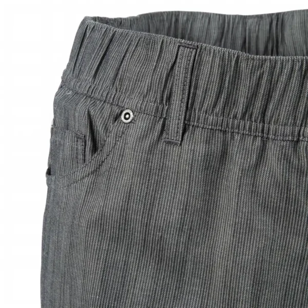 Chef Works Urban Jogger 257 Black and White Fine Stripe - Image 13