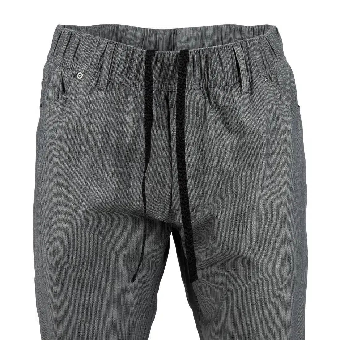 Chef Works Urban Jogger 257 Black and White Fine Stripe - Image 14