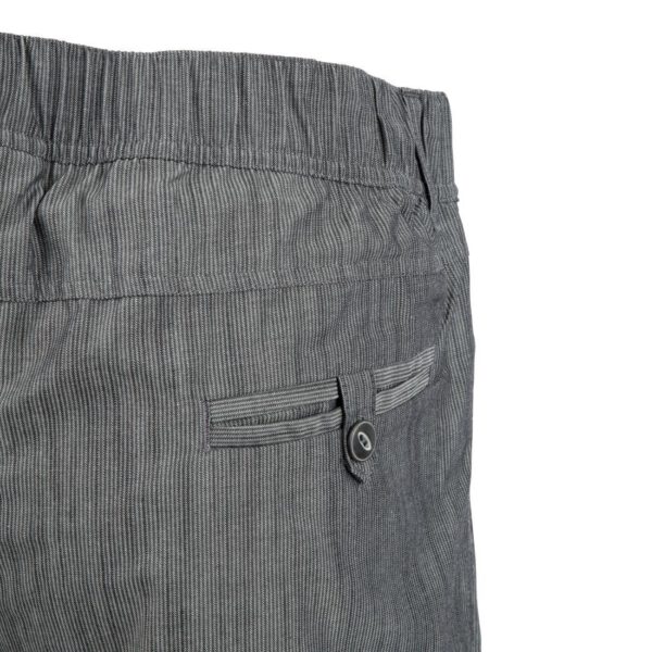Chef Works Urban Jogger 257 Black and White Fine Stripe - Image 16