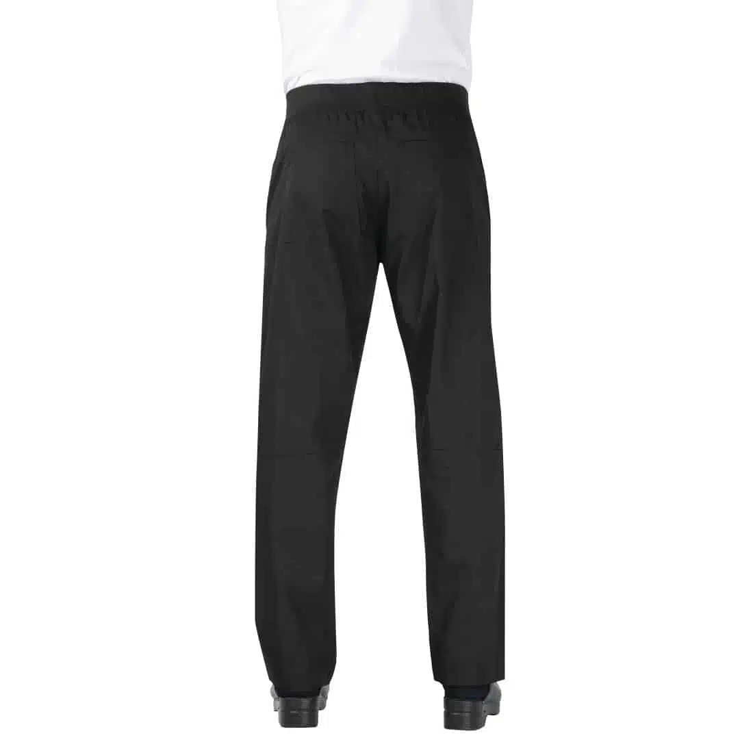 Chef Works Men's Lightweight Slim Trouser Black - Image 3