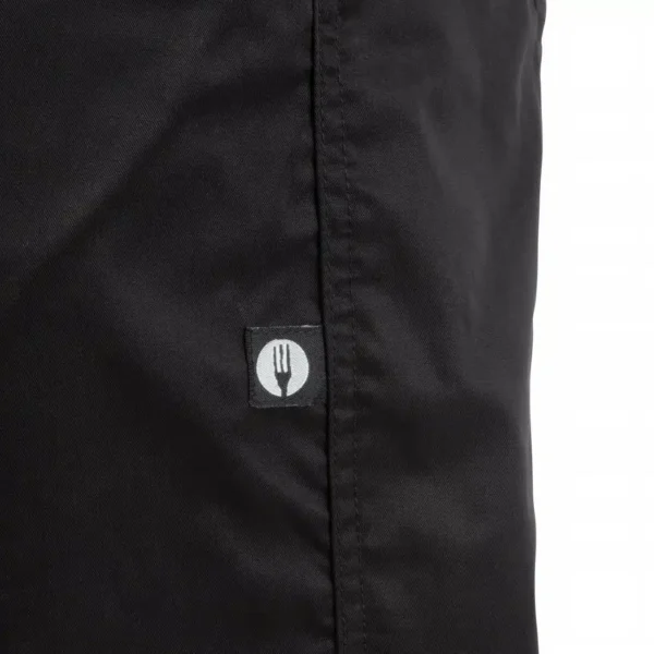Chef Works Men's Lightweight Slim Trouser Black - Image 13