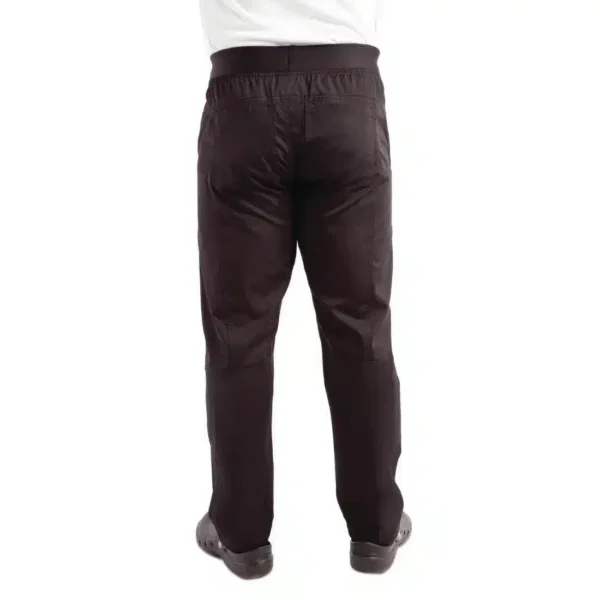 Chef Works Men's Lightweight Slim Trouser Black - Image 19