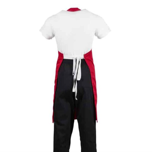Whites Bib Apron Red - Image 6