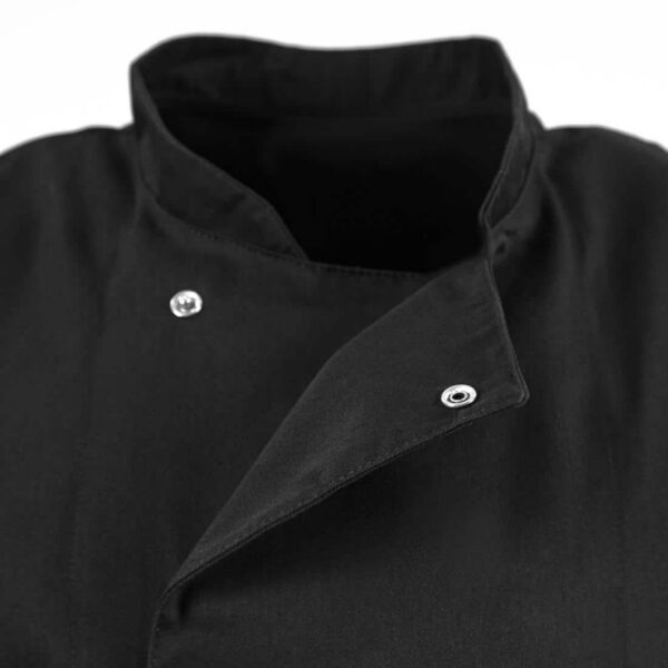 Whites Unisex Atlanta Chef Jacket Black - Image 6