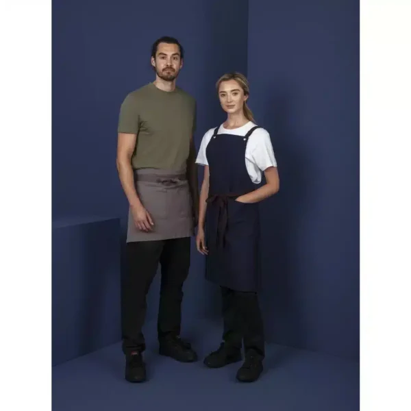 Southside Cotton Canvas Waist Apron Grey - Image 7