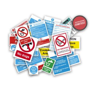 Health and Safety Signs Pack - Butchers Safety