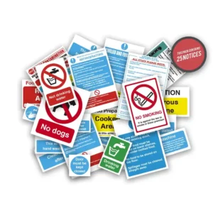 Health and Safety Signs Pack - Butchers Safety