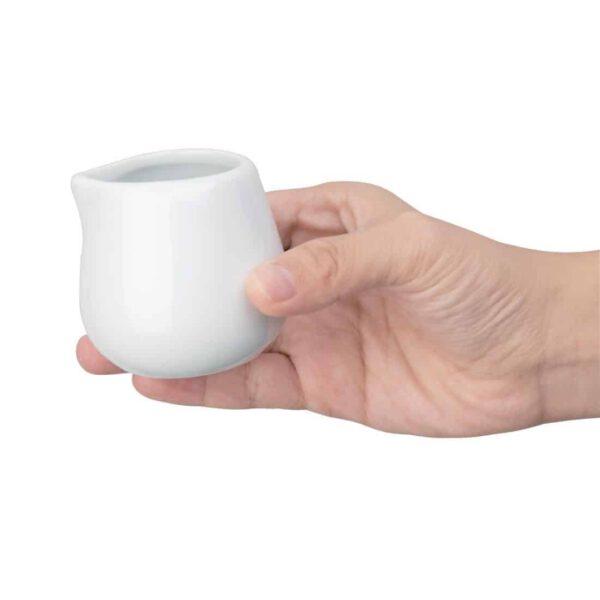 Olympia Whiteware Cream and Milk Jugs 85ml 3oz - Image 5