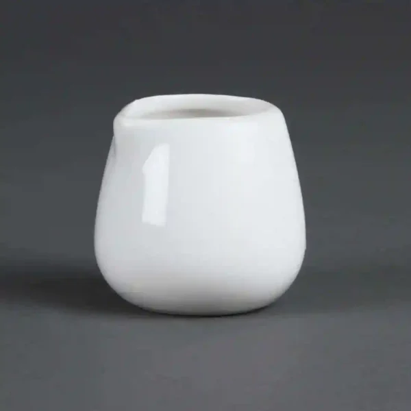 Olympia Whiteware Cream and Milk Jugs 228ml 8oz - Image 1