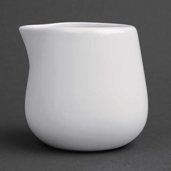 Olympia Whiteware Cream and Milk Jugs 228ml 8oz - Image 2
