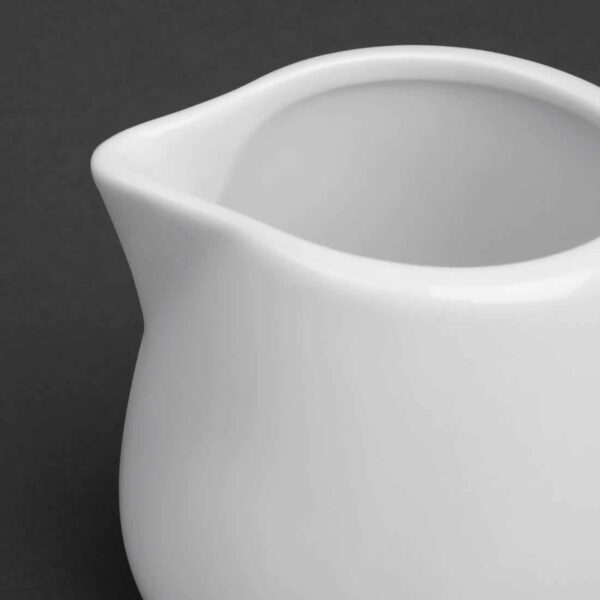 Olympia Whiteware Cream and Milk Jugs 228ml 8oz - Image 3