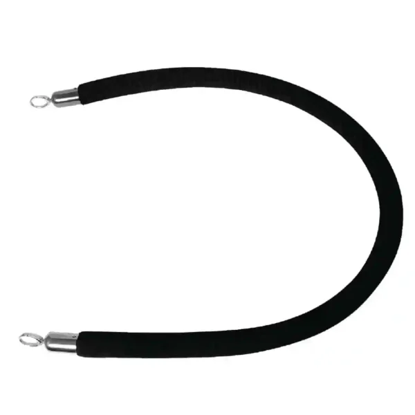 Bolero Black Rope Barrier System 1.5m - Image 1