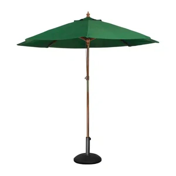 Bolero Round Parasol 2.5m Diameter Green - Image 1