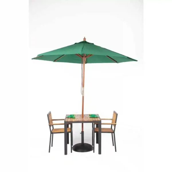 Bolero Round Parasol 2.5m Diameter Green - Image 9