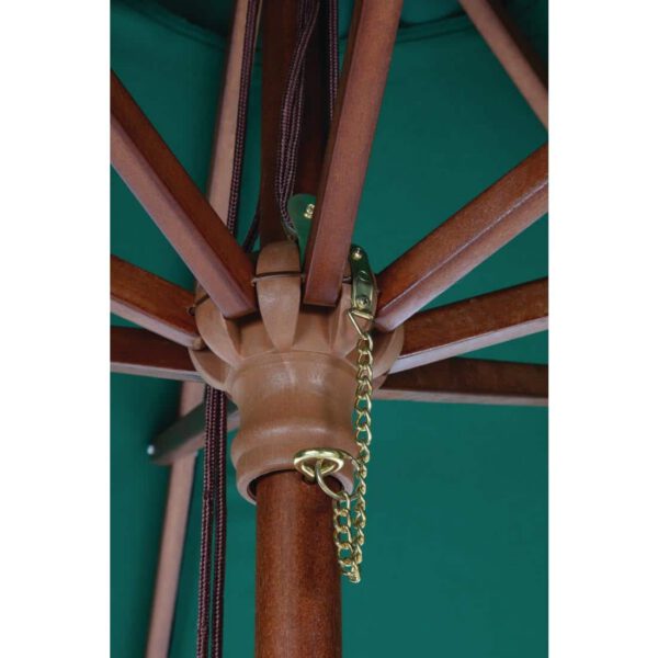 Bolero Round Parasol 3m Diameter Green - Image 6