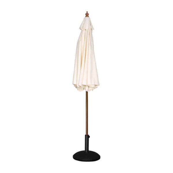 Bolero Round Parasol 3m Diameter Cream - Image 2