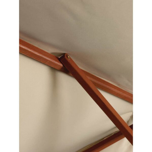 Bolero Round Parasol 3m Diameter Cream - Image 8