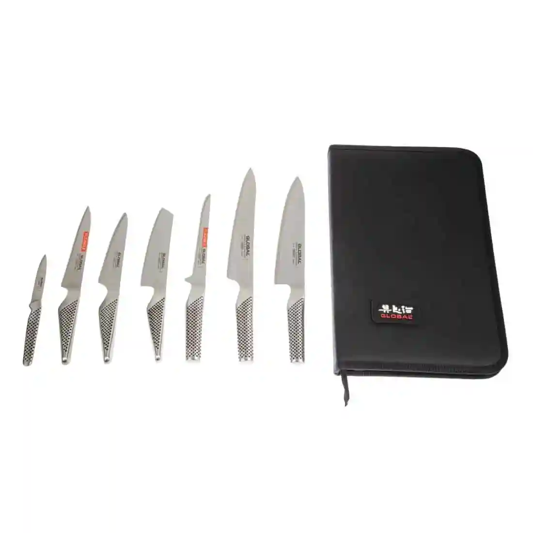 Global 7 Piece Knife Set with Case - Image 5