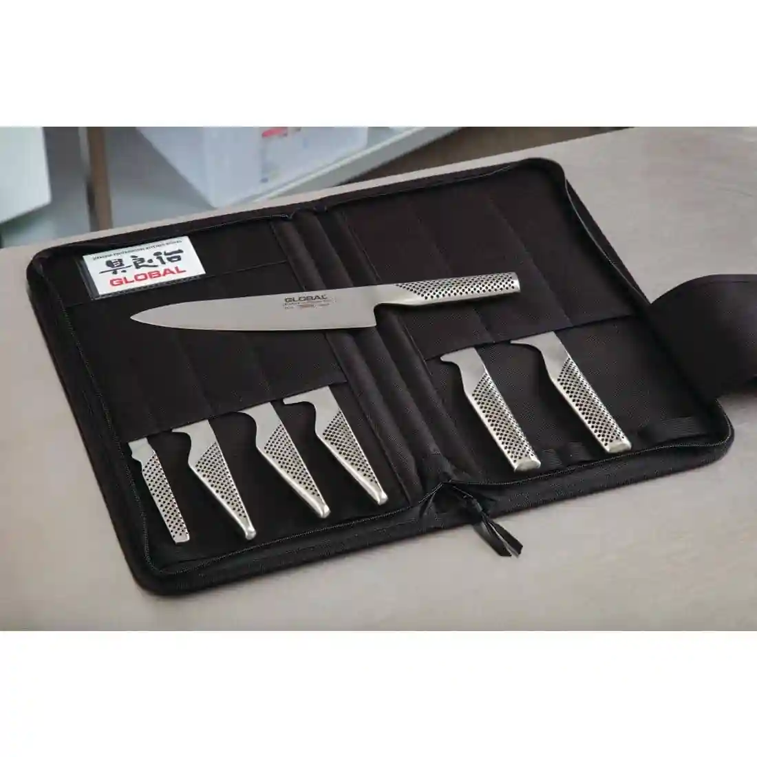 Global 7 Piece Knife Set with Case - Image 7