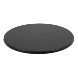 Werzalit Pre-drilled Round Table Top Black 800mm