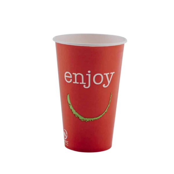 Huhtamaki Enjoy Paper Cold Cups 340ml / 12oz (Pack of 1900) - Image 4