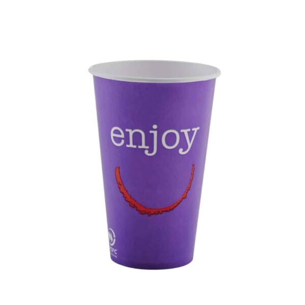 Huhtamaki Enjoy Paper Cold Cups 340ml / 12oz (Pack of 1900) - Image 5