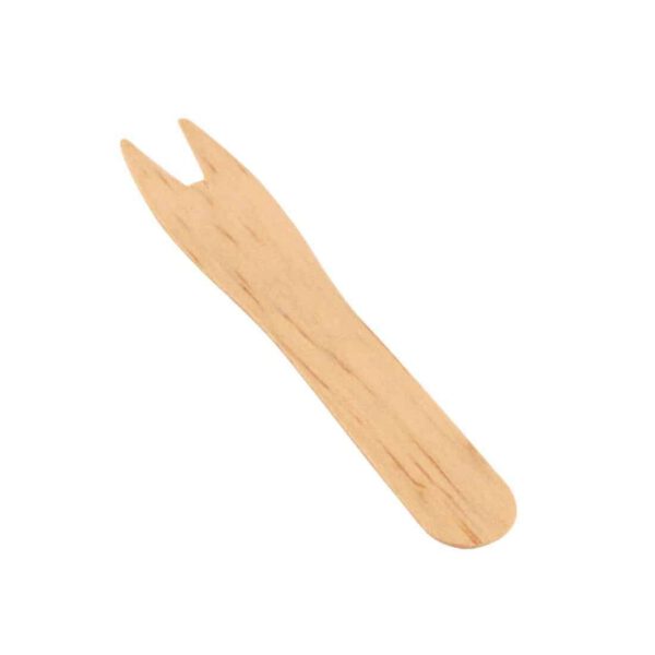 Fiesta Compostable Wooden Chip Forks (Pack of 1000) - Image 2