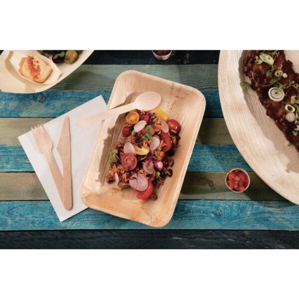 Fiesta Compostable Disposable Wooden Knives (Pack of 100) - Image 4