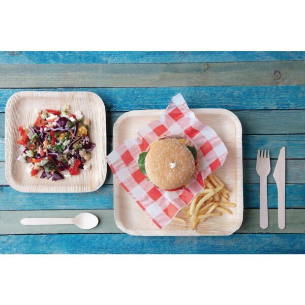 Fiesta Compostable Wooden Dessert Spoons (Pack of 100) - Image 5