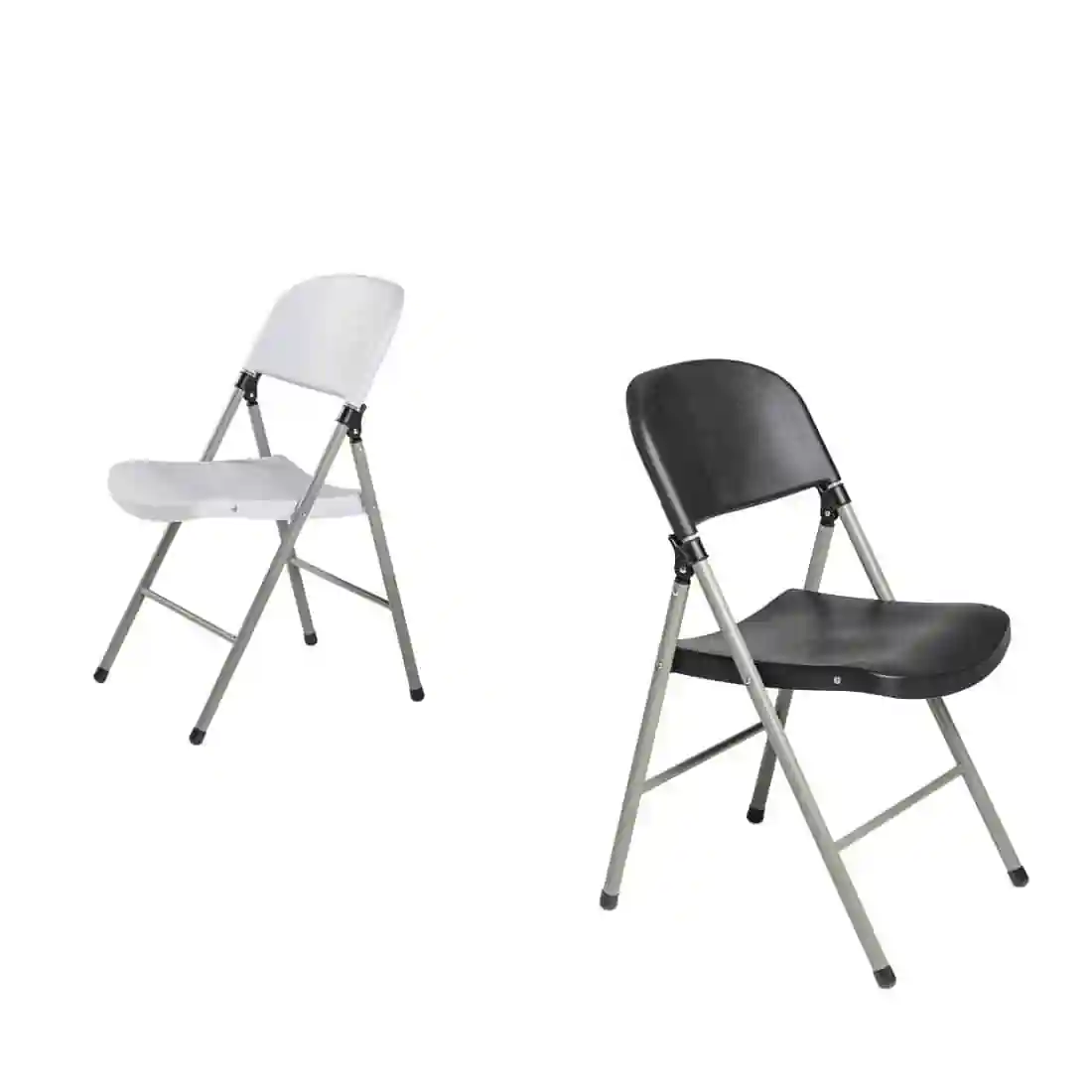 Bolero Foldaway Utility Chairs White (Pack of 2) - Image 3