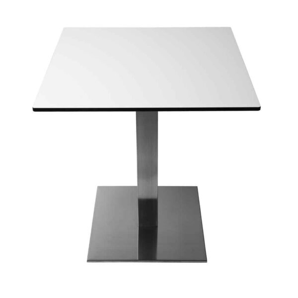 Bolero Stainless Steel Square Table Base - Image 3
